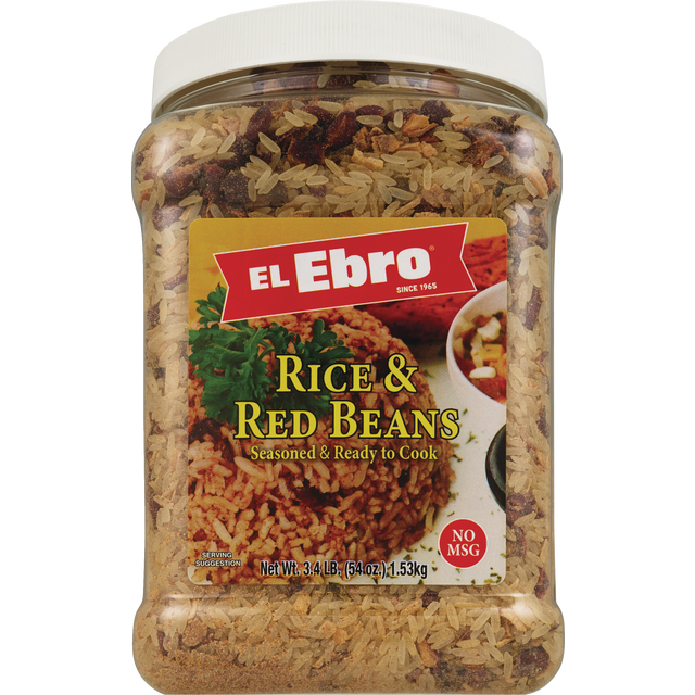 slide 1 of 1, GROCERY-DSD Ebro Red Beans & Rice Jar, 54 oz