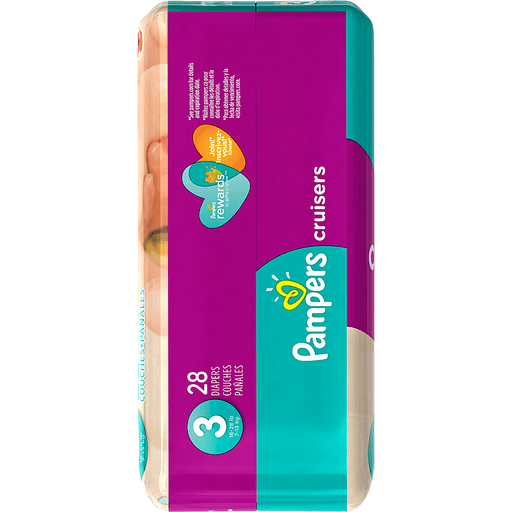 slide 6 of 8, Pampers Diapers 28 ea, 28 ct