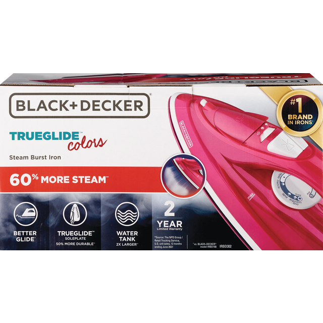 slide 1 of 1, BLACK+DECKER Black & Decker Trueglide Steam Iron, 1 ct