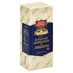 Dietz & Watson Horseradish Cheddar Cheese Loaf