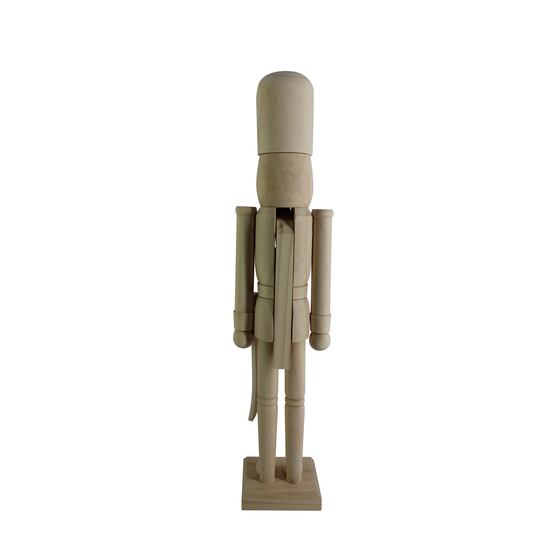 slide 2 of 5, 24" Soldier With Saber Diy Pinewood Nutcracker By Make Market, 24 in