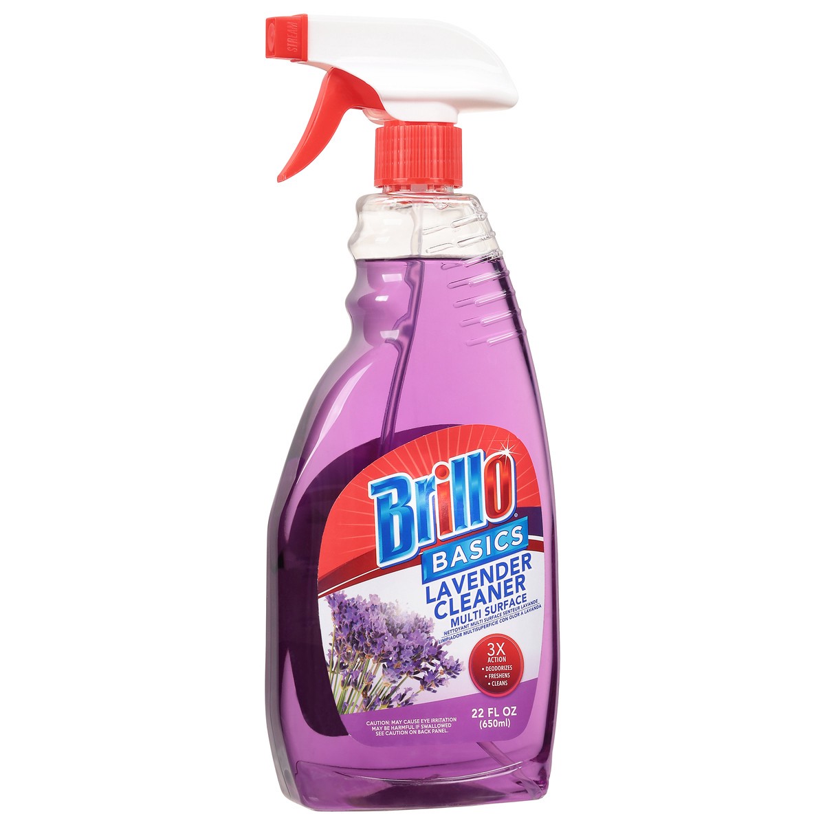 slide 2 of 10, Brillo Basics Lavender Multi Surface, 22 oz