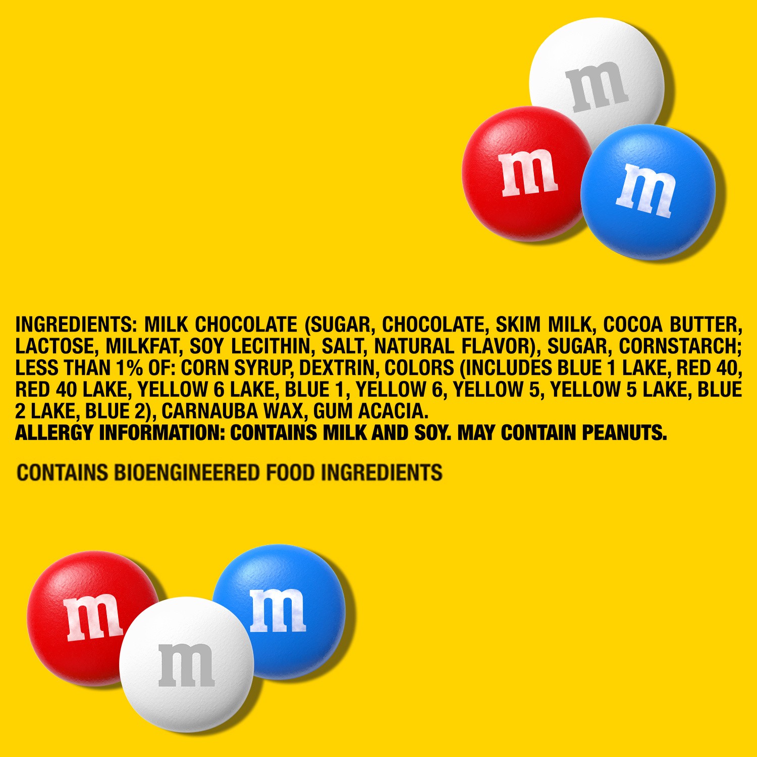 slide 6 of 8, M&M's Red, White & Blue Milk Chocolate Candy America Bulk Pack, Party Size, 38 oz Bag, 38 oz