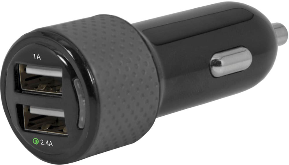 slide 1 of 2, Zgear Fast-Charging Car Charger With 2 Usb Ports, 1 ct