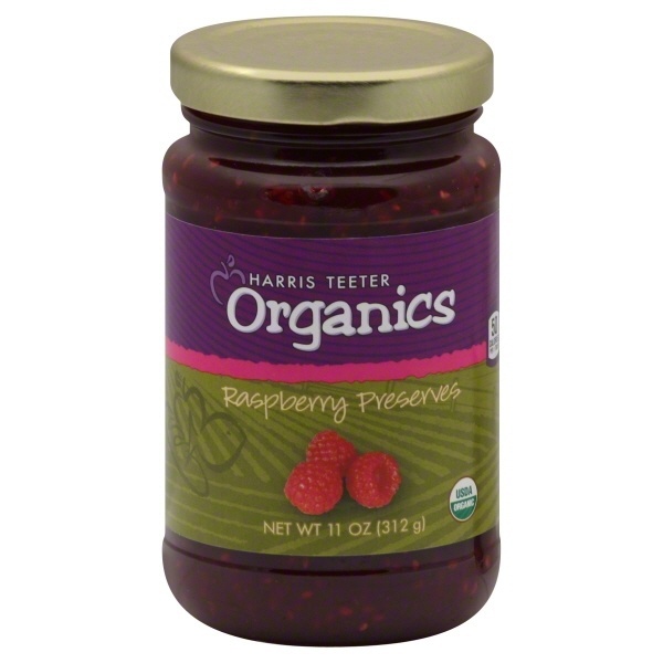 slide 1 of 1, HT Organics Raspberry Preserves, 11 oz