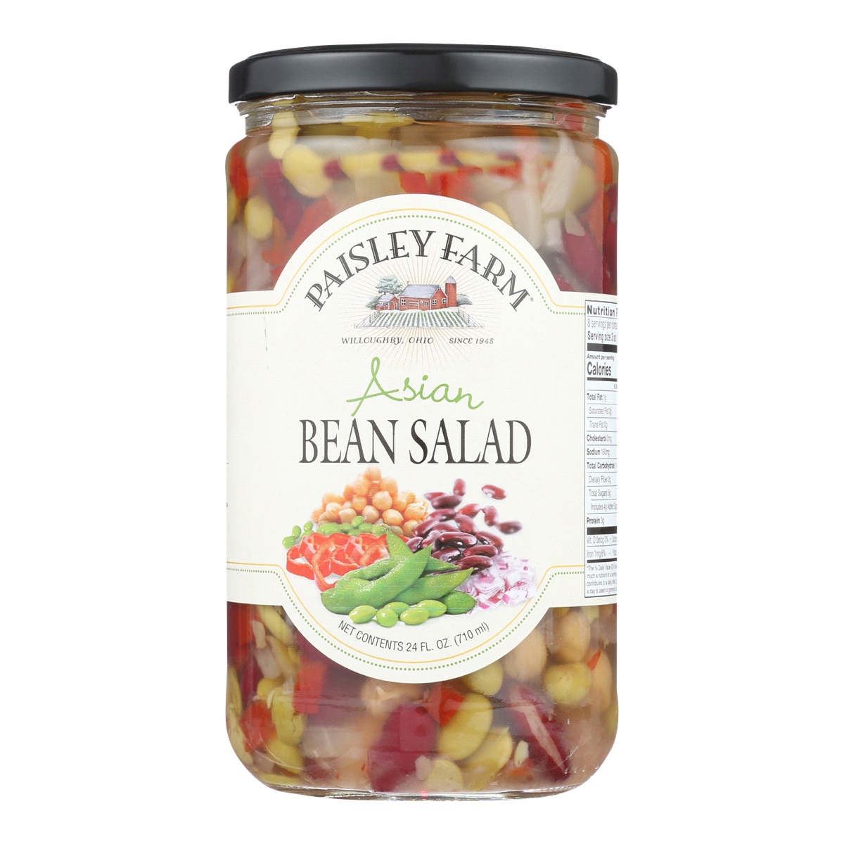 slide 1 of 1, Paisley Farm Asian Bean Salad, 24 fl oz