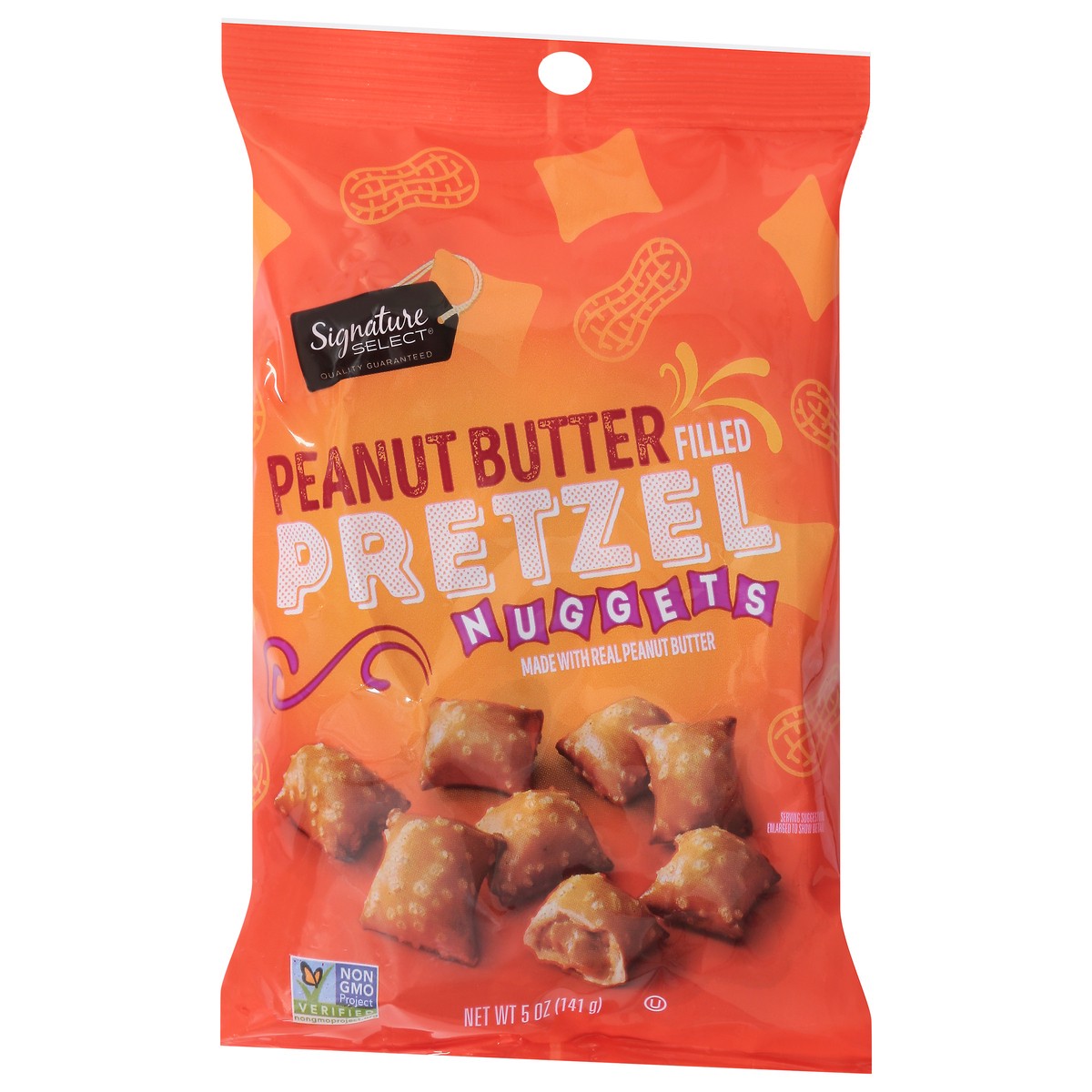 slide 3 of 4, Signature Select Peanut Butter Single Serve Pretzel Nugget - 5 Oz, 5 oz