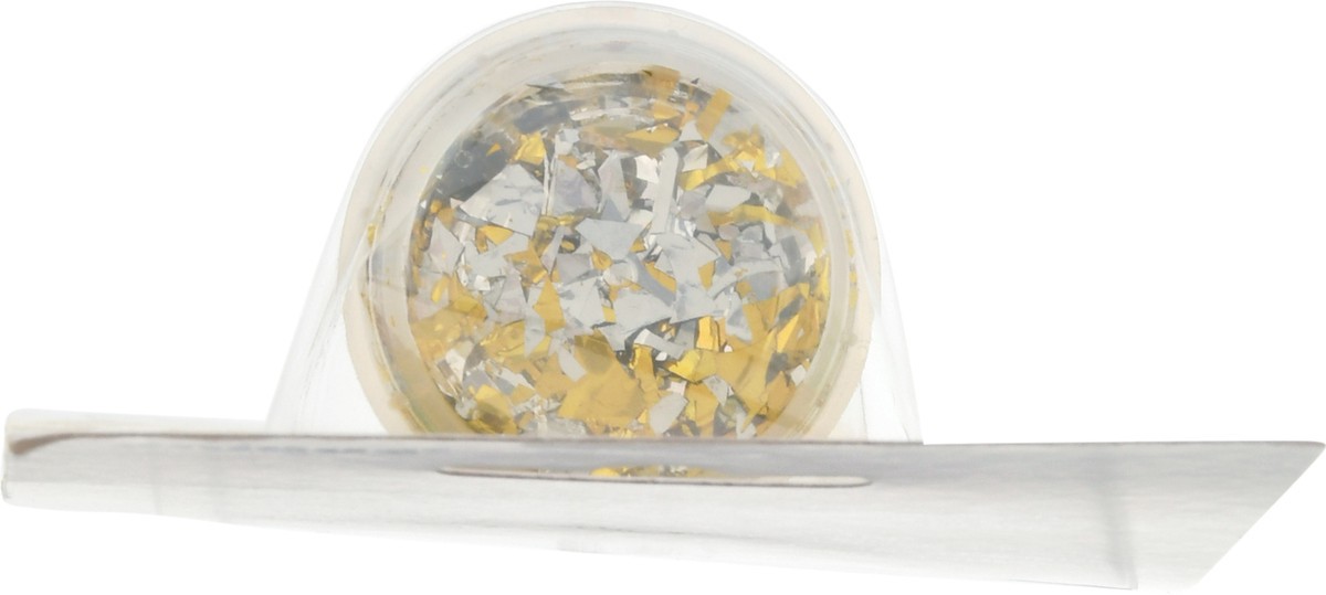 slide 4 of 9, Unique Gold & Silver Confetti Push Popper 1 ea Blister Pack, 1 ct