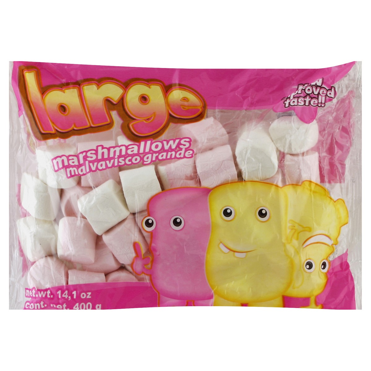 slide 4 of 6, Mi Dulce México Large Pink And White Marshmallows, 14.1 oz