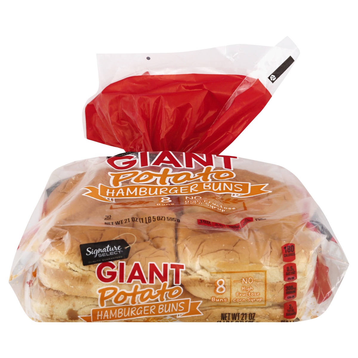 Signature Select Giant Potato Hamburger Buns 8 ea 8 ct Shipt