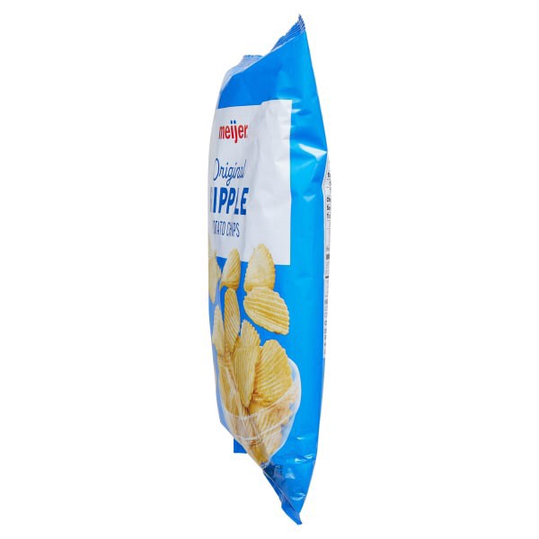slide 20 of 21, Meijer Ripple Original Potato Chips, 7.75 oz