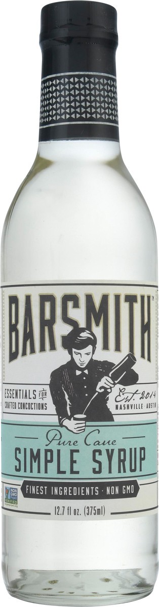 slide 1 of 13, Barsmith Pure Cane Simple Syrup 12.7 fl oz, 12.7 fl oz