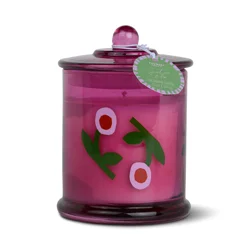 Foundry Tinted Decal Candle - Purple - 11 oz