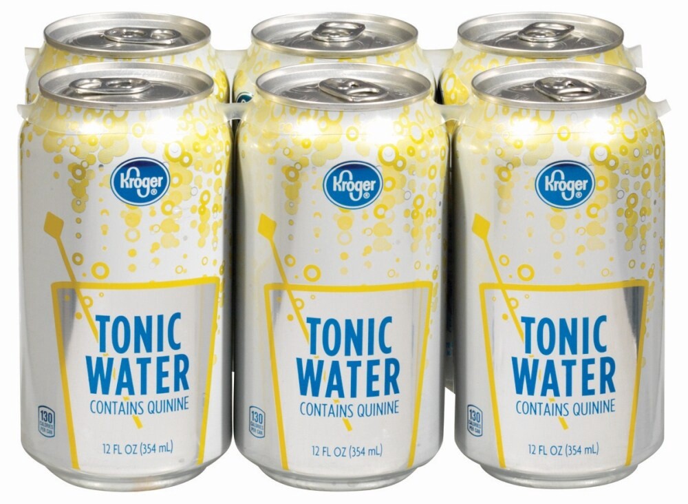 slide 2 of 2, Kroger Tonic Water Contains Quinine, 6 ct; 12 fl oz