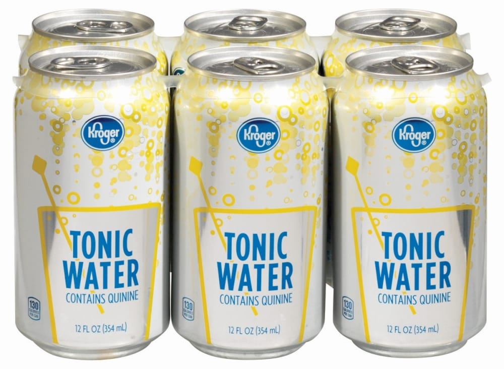 slide 1 of 1, Kroger Tonic Water Contains Quinine, 6 ct; 12 fl oz