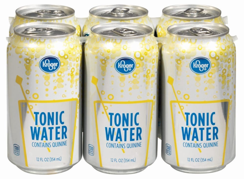 slide 1 of 2, Kroger Tonic Water Contains Quinine, 6 ct; 12 fl oz
