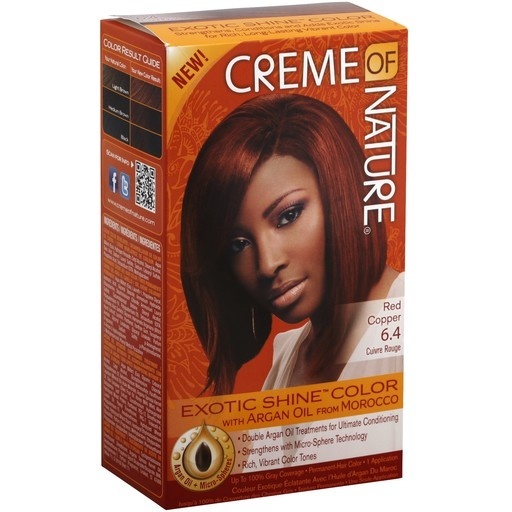 slide 1 of 1, Creme of Nature Creme Of Nature Gel Hair Color Red Copper, 1 ct