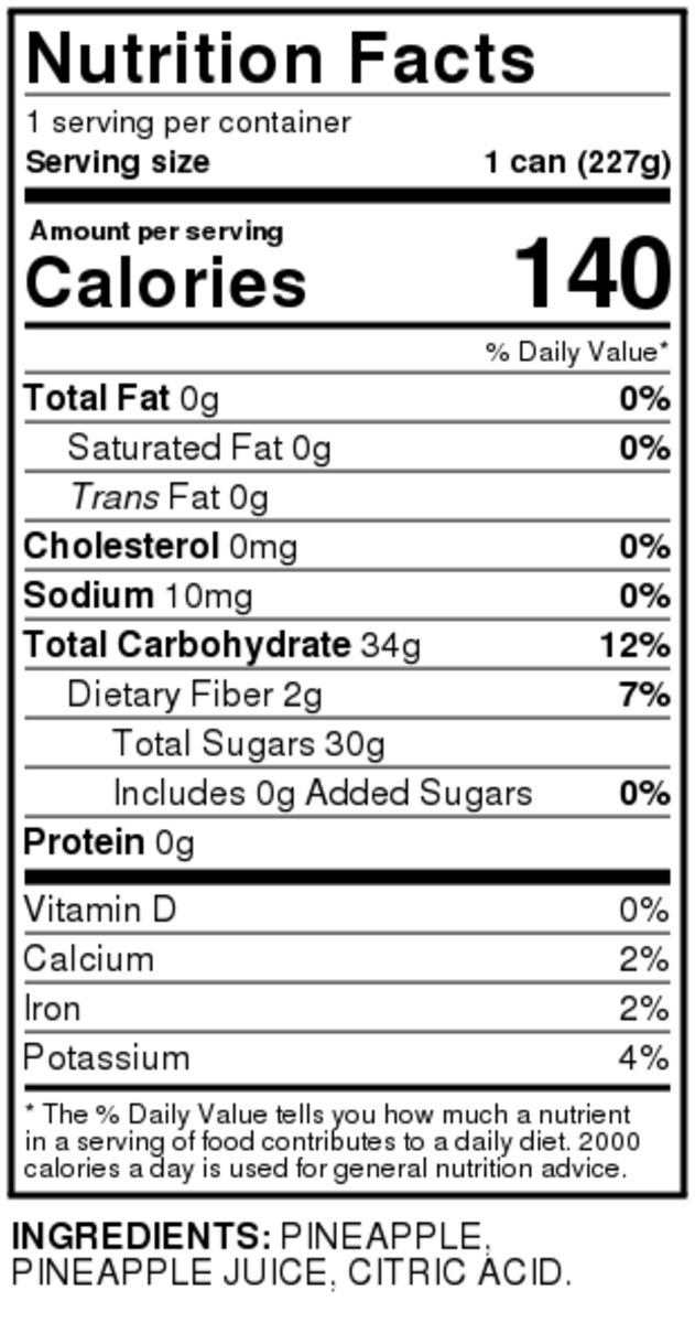 slide 2 of 3, Food Club Pineapple Chunks In Pineapple Juice, 8 oz