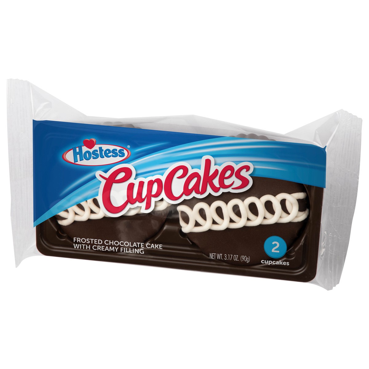 slide 3 of 11, HOSTESS Chocolate Cupcakes Single Serve, 2 Count, 3.17 oz, 