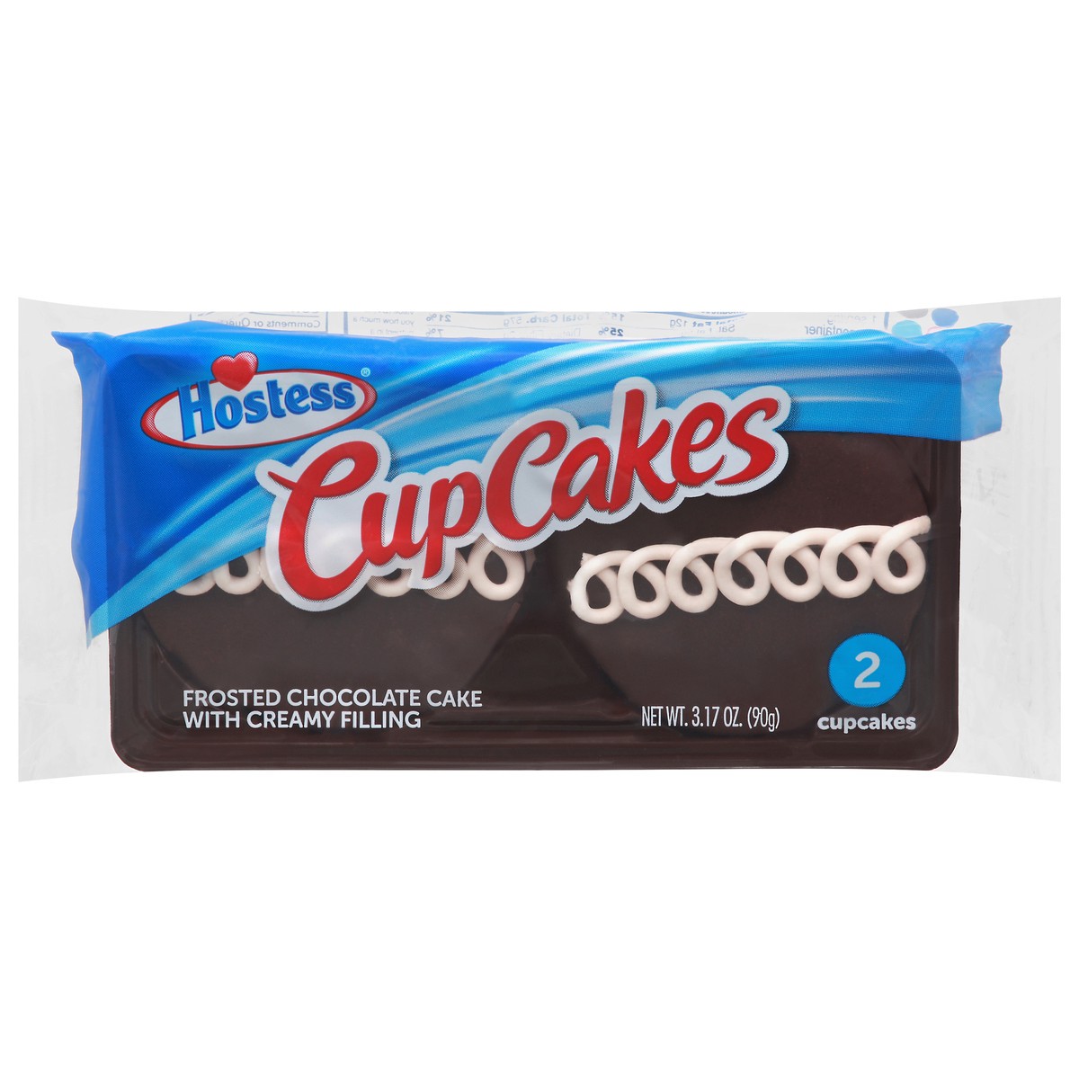 slide 1 of 11, HOSTESS Chocolate Cupcakes Single Serve, 2 Count, 3.17 oz, 