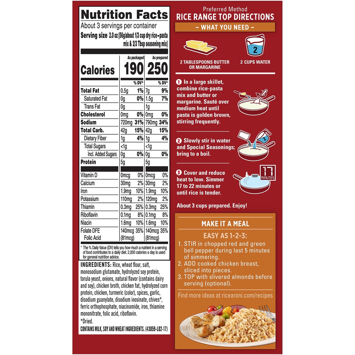 slide 6 of 6, Rice-A-Roni Rice Mix, 7.2 oz