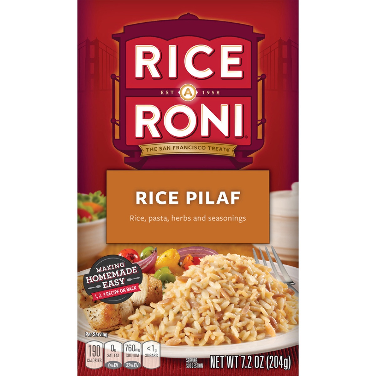 slide 1 of 1, Rice-A-Roni Rice Pilaf, 7.2 oz