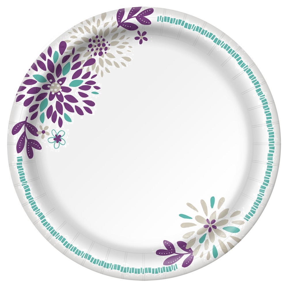 slide 68 of 82, Dixie Paper Plates, 8 1/2 inch, Dinner Size Printed Disposable Plate, 154 Count, 154 ct