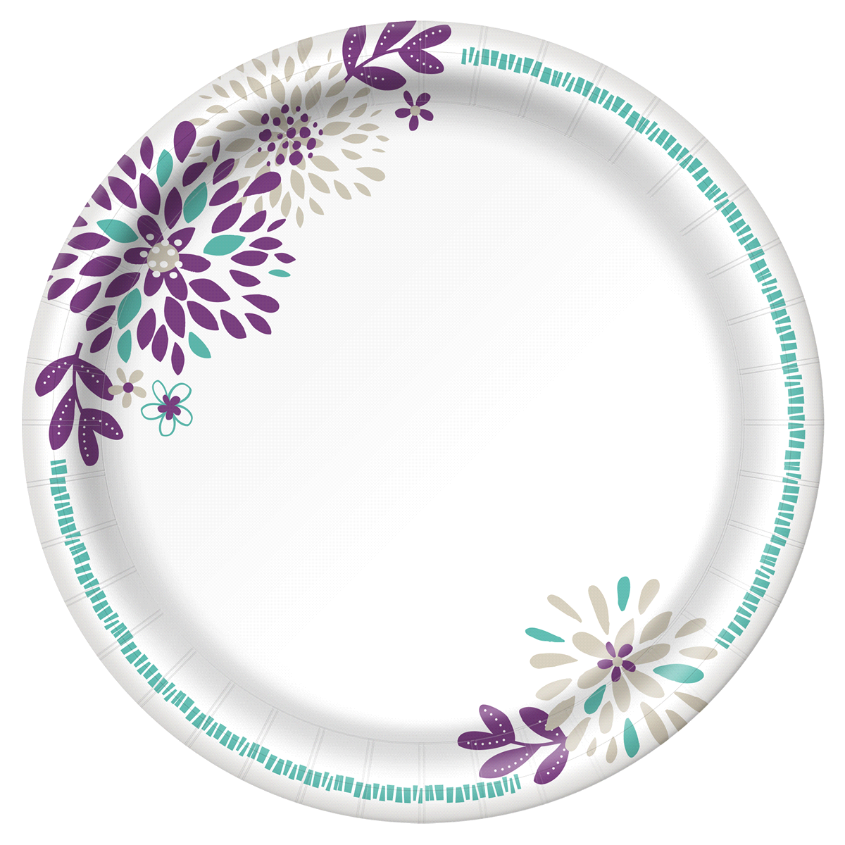 slide 45 of 82, Dixie Paper Plates, 8 1/2 inch, Dinner Size Printed Disposable Plate, 154 Count, 154 ct