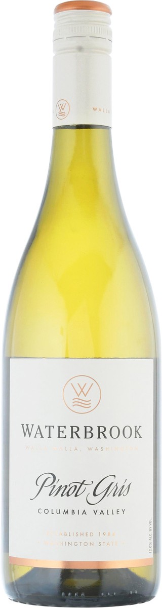 slide 1 of 12, Waterbrook Winery Pinot Gris, 750 ml