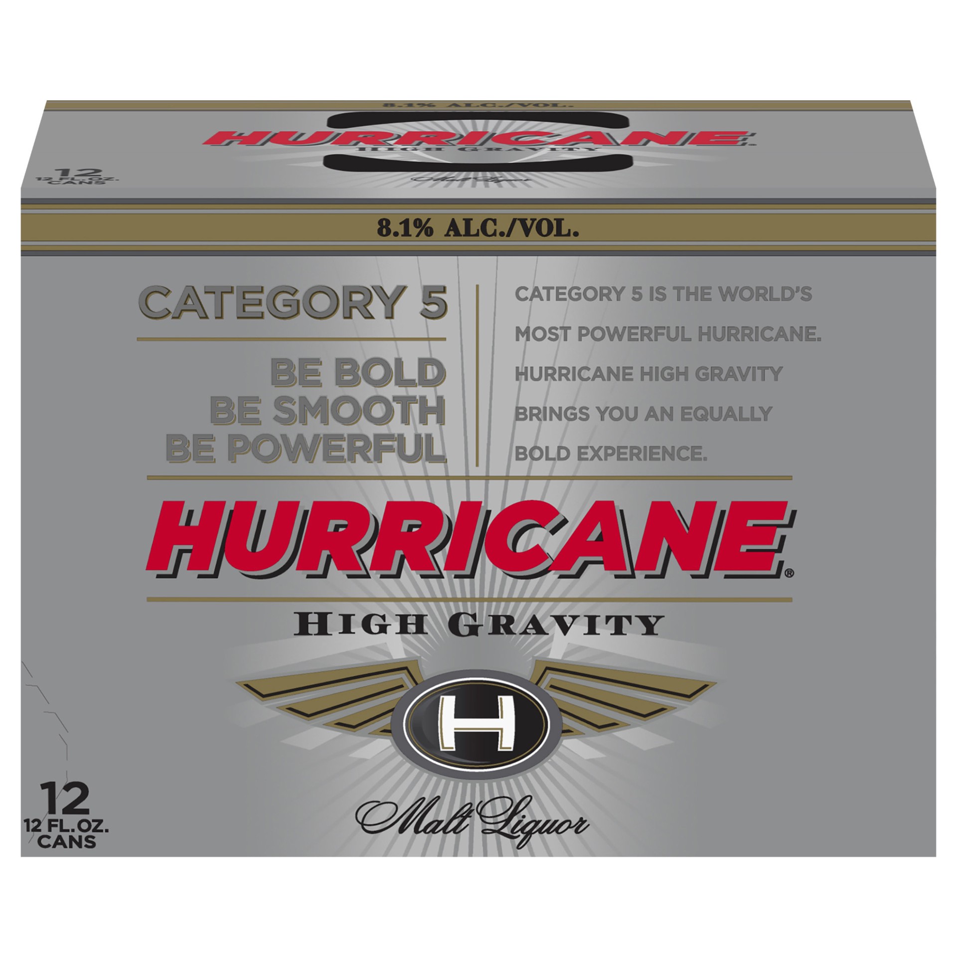 slide 2 of 2, Hurricane High Gravity 6% Malt Liquor, 12 fl oz