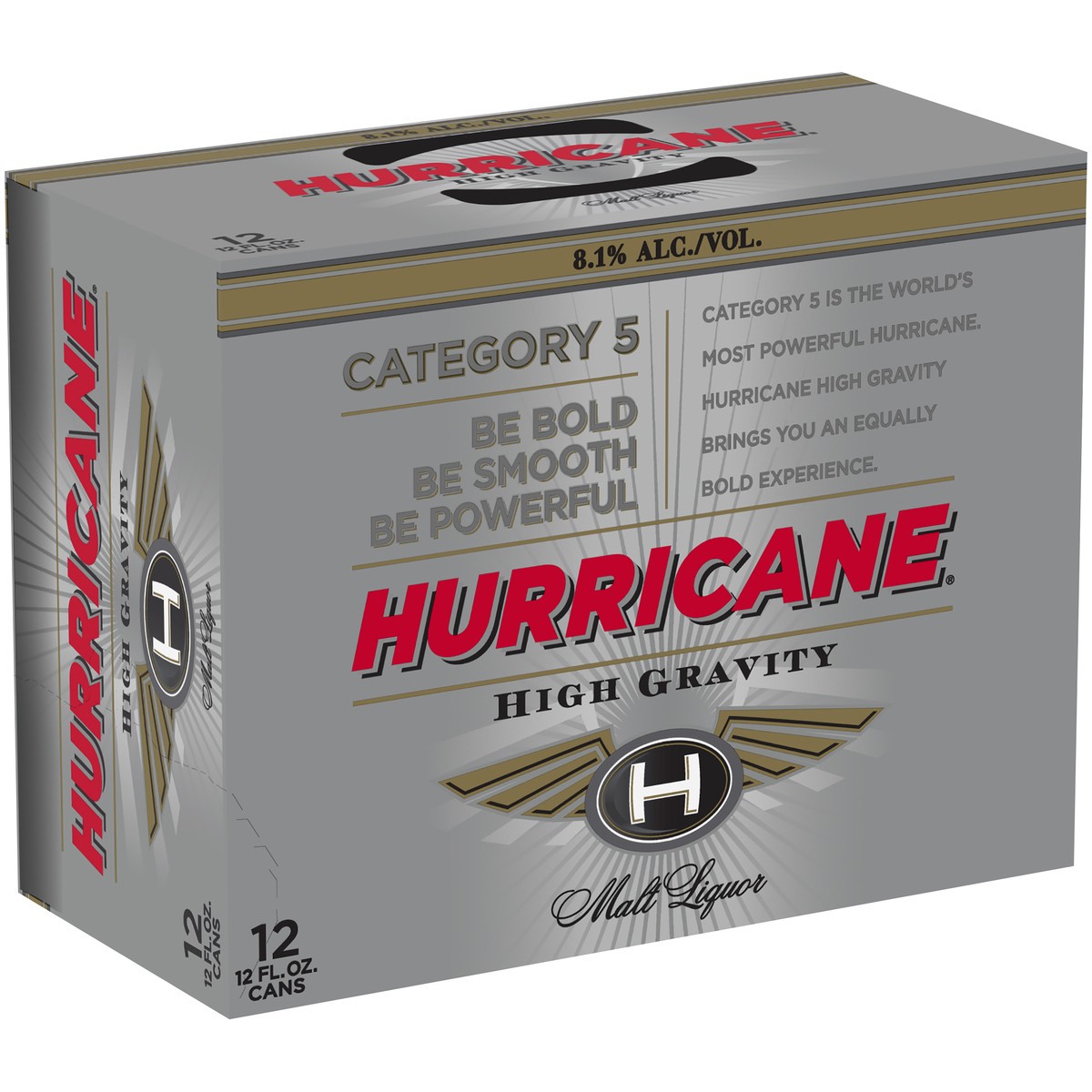 slide 1 of 2, Hurricane High Gravity 6% Malt Liquor, 12 fl oz