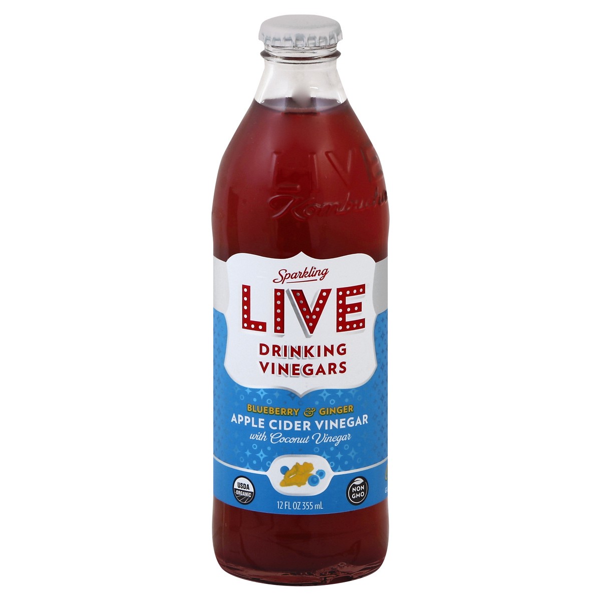 slide 3 of 5, LIVE Vinegar 12 oz, 12 oz