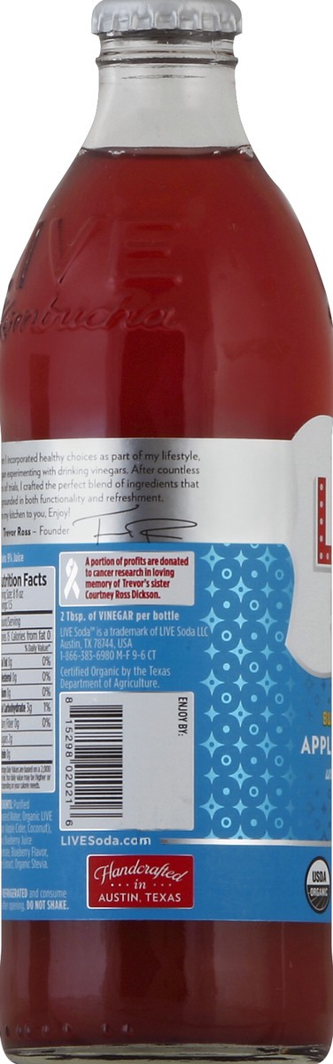 slide 5 of 5, LIVE Vinegar 12 oz, 12 oz