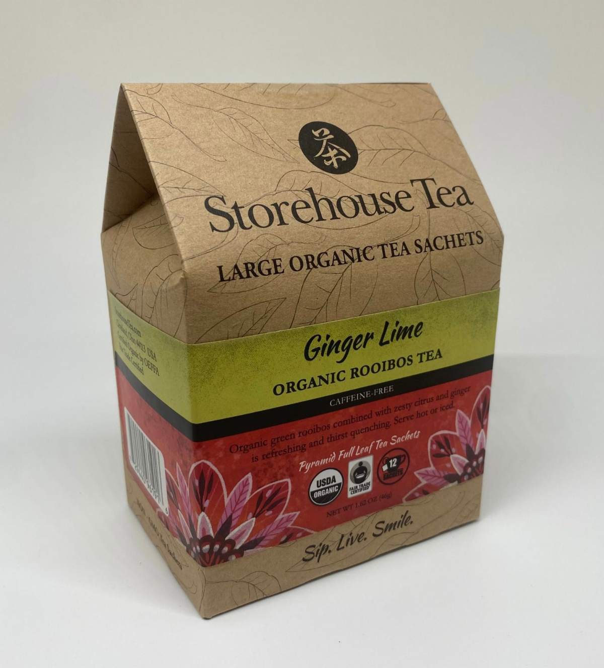 slide 1 of 1, ST GingrLime Org RooibosTeaSachet, 1.62 oz