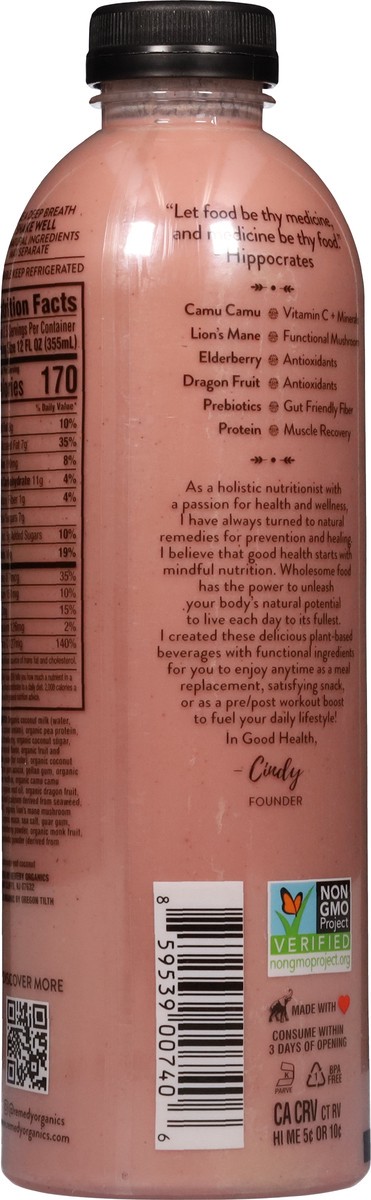 slide 8 of 13, Remedy Organics 100% Plant Based Berry Immunity Shake - 32 fl oz, 1 ct