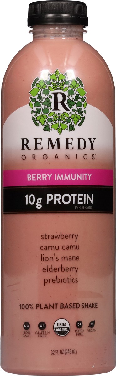 slide 5 of 13, Remedy Organics 100% Plant Based Berry Immunity Shake - 32 fl oz, 1 ct