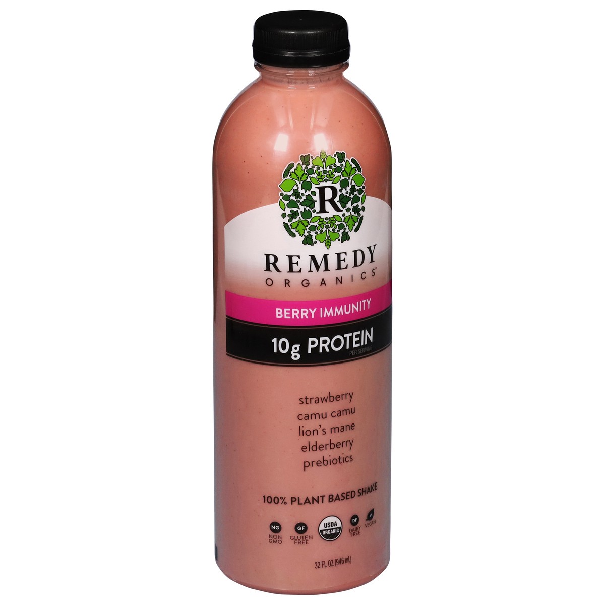 slide 10 of 13, Remedy Organics 100% Plant Based Berry Immunity Shake - 32 fl oz, 1 ct