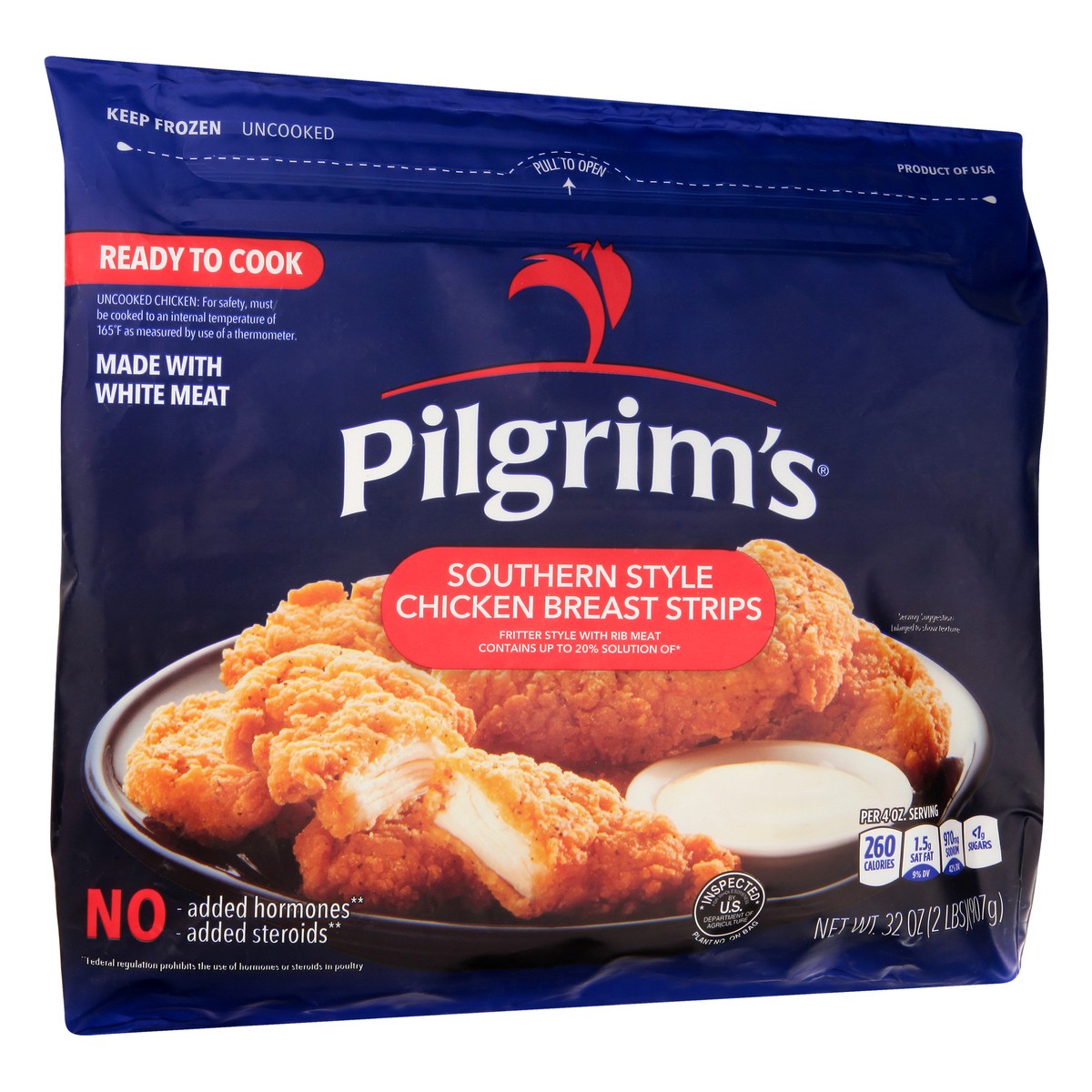 slide 6 of 12, Pilgrim's Chicken Breast Strips 32 oz, 32 oz