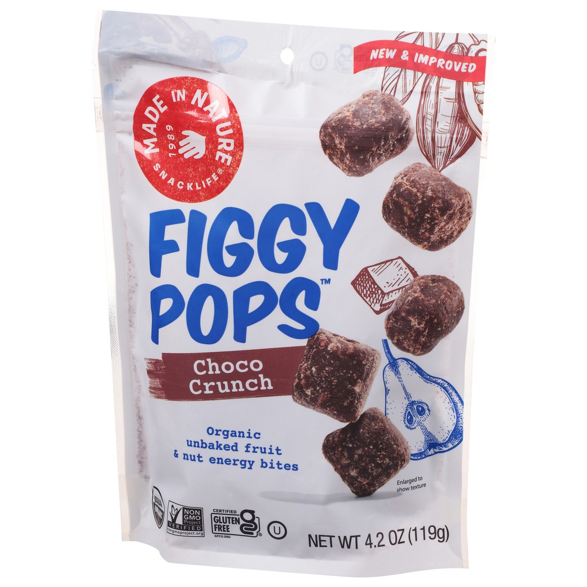 slide 3 of 11, Made in Nature Figgy Pops Choco Crunch Energy Bites 4.2 oz, 4.2 oz