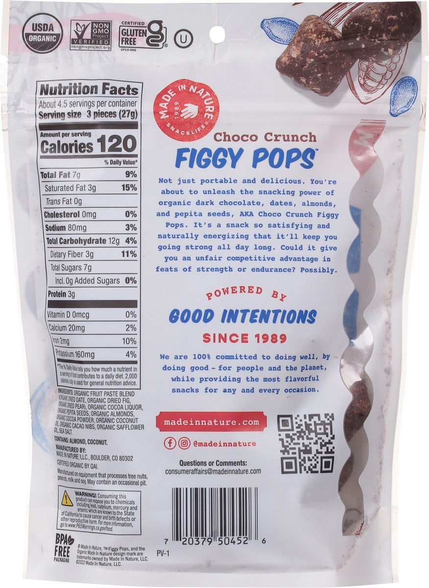slide 9 of 11, Made in Nature Figgy Pops Choco Crunch Energy Bites 4.2 oz, 4.2 oz