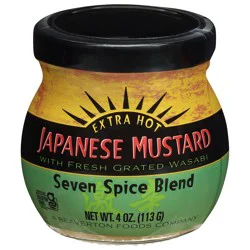 Beaverton Foods Japanese Extra Hot Seven Spice Blend Mustard 4 oz