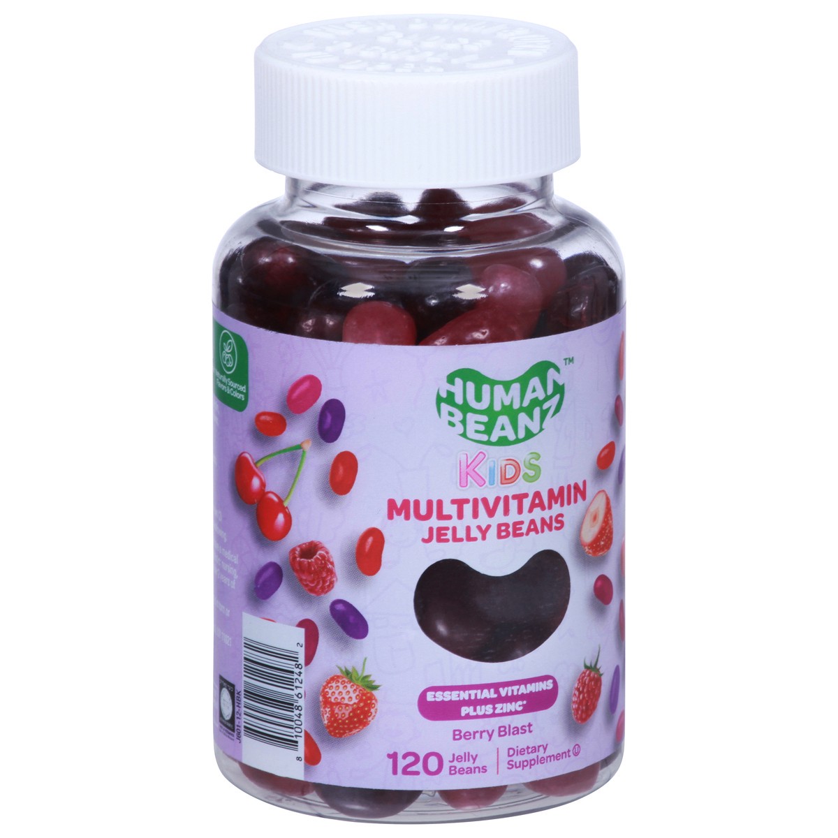 slide 3 of 9, Human Beanz Jelly Beans Kids Berry Blast Multivitamin 120 ea, 120 ct