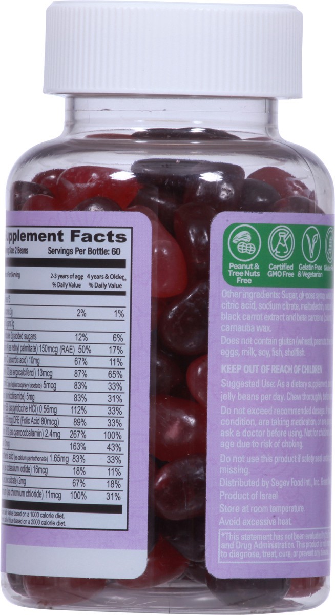 slide 4 of 9, Human Beanz Jelly Beans Kids Berry Blast Multivitamin 120 ea, 120 ct