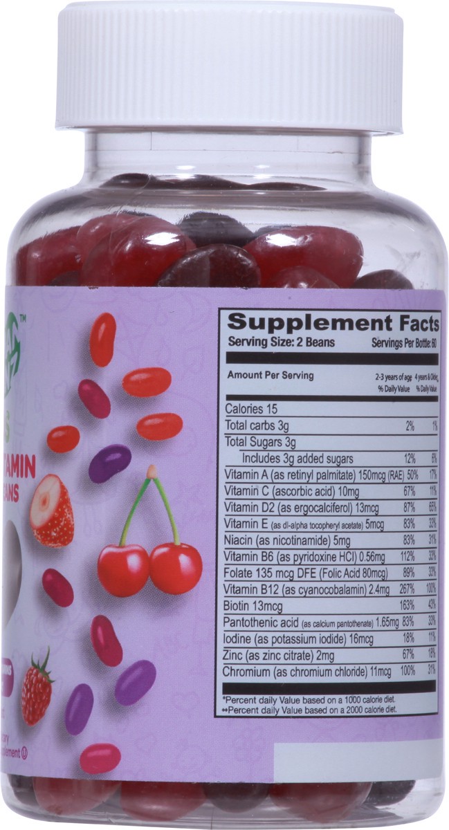 slide 7 of 9, Human Beanz Jelly Beans Kids Berry Blast Multivitamin 120 ea, 120 ct