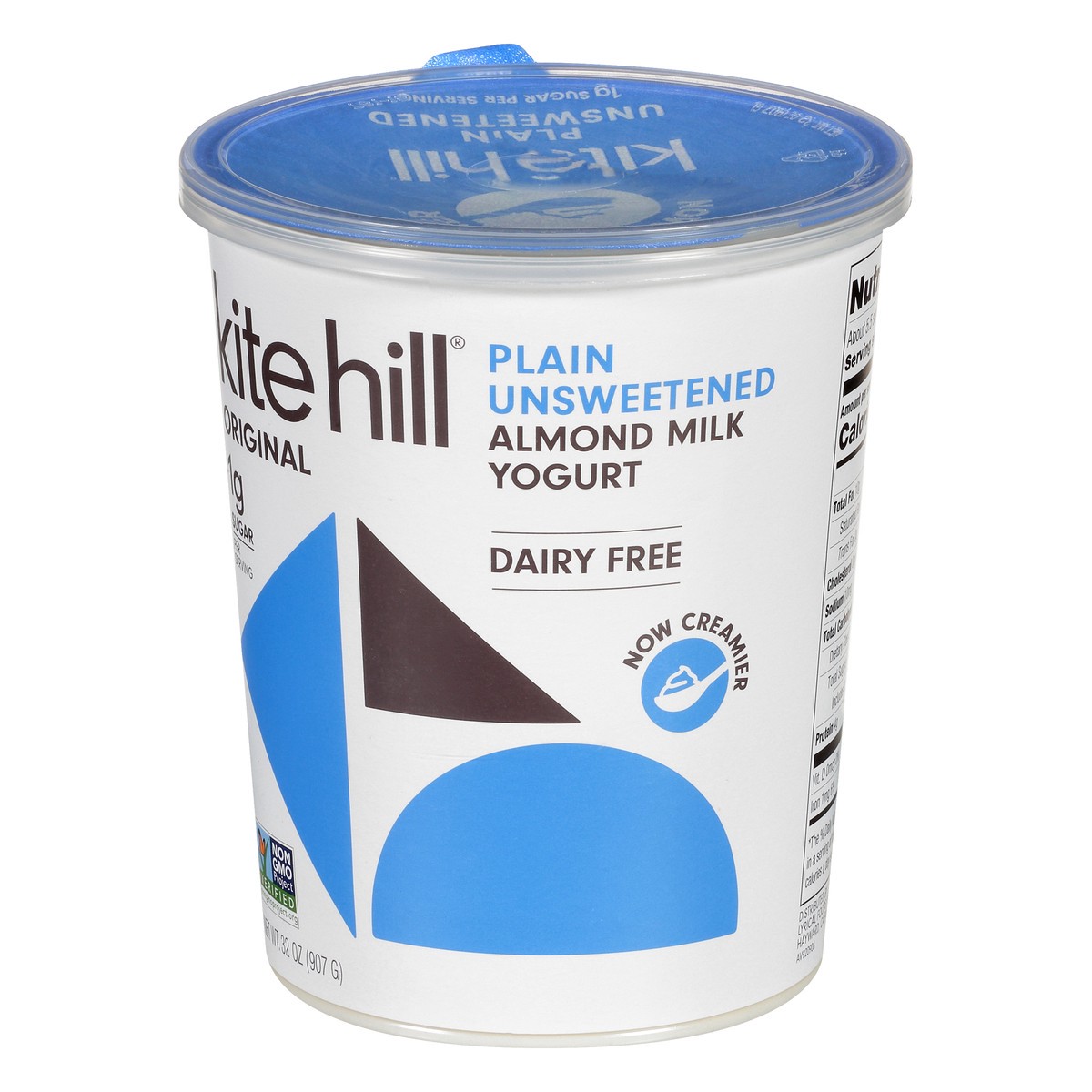 slide 6 of 12, Kite Hill Original Dairy Free Plain Unsweetened Almond Milk Yogurt 32 oz, 32 oz