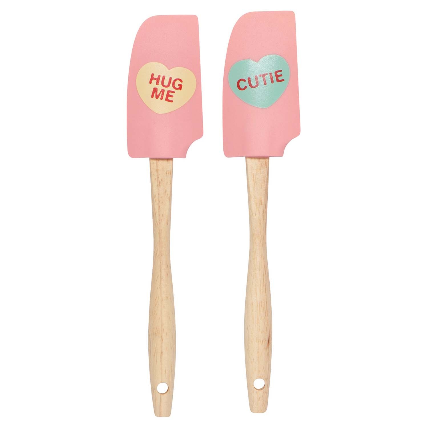 slide 1 of 1, Now Designs Mini Sweetheart Spatulas, 2 ct