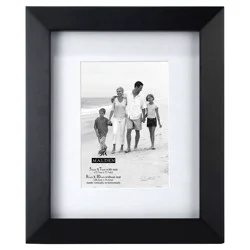 Malden Berkeley Matted 5" x 7"/8" x 10" Black Picture Frame