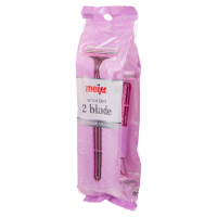 slide 10 of 29, Meijer Womens 2 Blade Dispo Razor, 10 ct