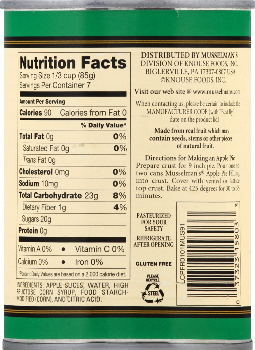 slide 8 of 10, Musselman's Pie Filling 21 oz, 21 oz