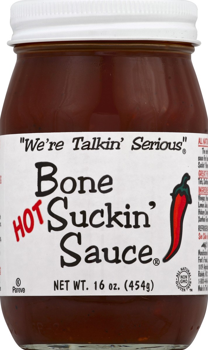 slide 2 of 3, Bone Suckin' Sauce Bone Suckin Sce Bbq Hot, 16 oz